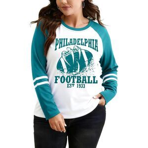 Brand New Nanyuaya Philadelphia Football Graphic Long-Sleeve Shirt